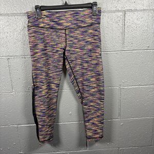 Zella Capri Leggings Womens M Multicolor Athletic Yoga Running Cropped